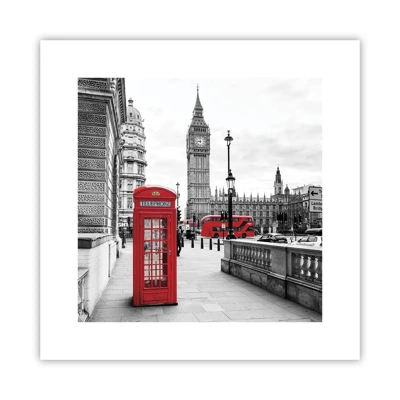 Poster - London, ohne Zweifel - 30x30 cm