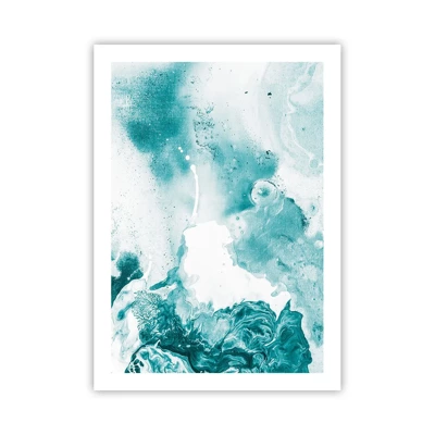 Poster - Morast von Blau - 50x70 cm