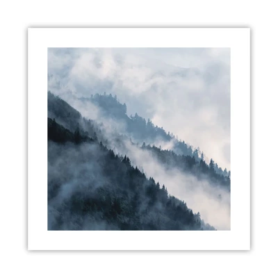 Poster - Mystik der Berge - 40x40 cm