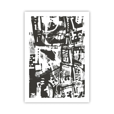 Poster - Ordnung oder Chaos? - 50x70 cm