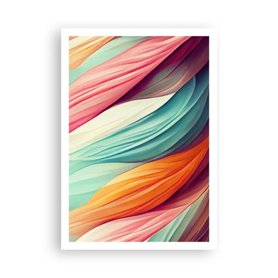 Poster - Regenbogengewebe - 70x100 cm