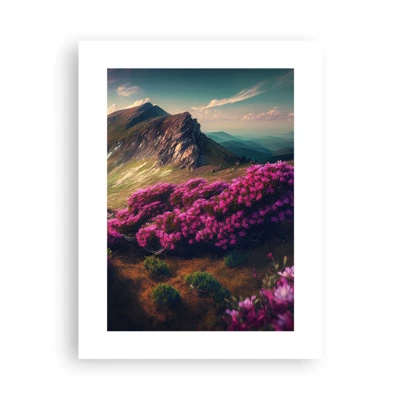 Poster - Sommer in den Bergen - 30x40 cm