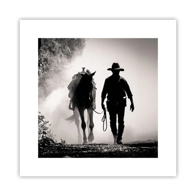 Poster - Texas-Morgen - 30x30 cm