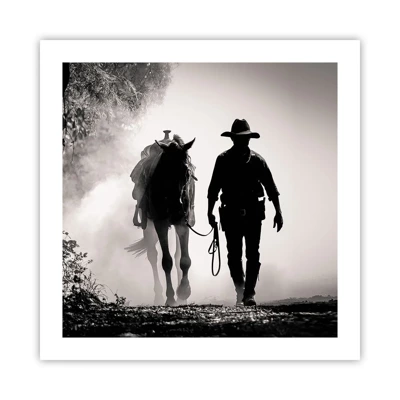 Poster - Texas-Morgen - 50x50 cm