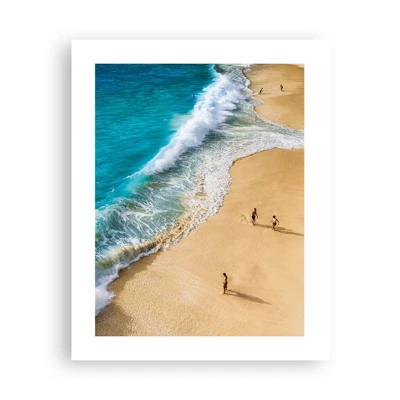 Poster - Und dann die Sonne, der Strand… - 40x50 cm