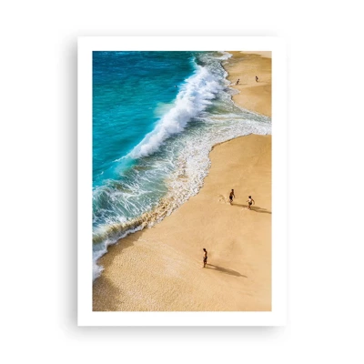 Poster - Und dann die Sonne, der Strand… - 50x70 cm