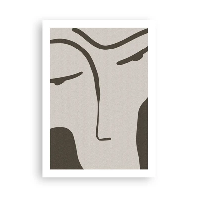 Poster - Wie ein Modigliani-Gemälde - 50x70 cm