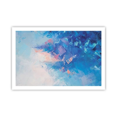 Poster - Winter-Abstraktion - 91x61 cm