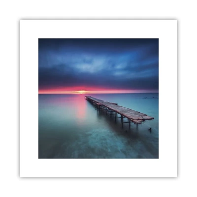 Poster - Zwischen Himmel und Erde - 30x30 cm