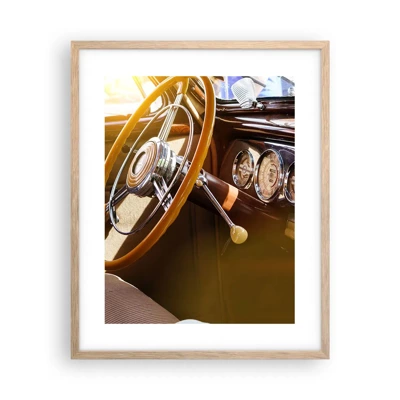 Poster in einem Rahmen aus heller Eiche - Ein Hauch von Luxus aus der Vergangenheit - 40x50 cm