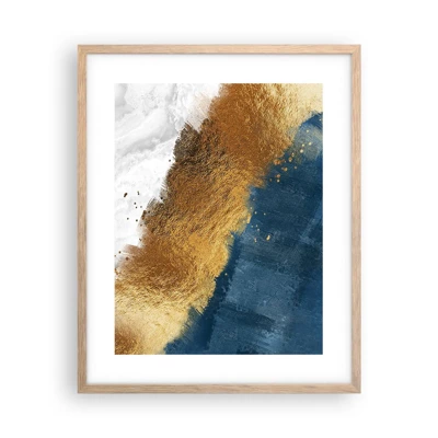 Poster in einem Rahmen aus heller Eiche - Farben des Sommers - 40x50 cm
