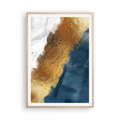 Poster in einem Rahmen aus heller Eiche - Farben des Sommers - 70x100 cm