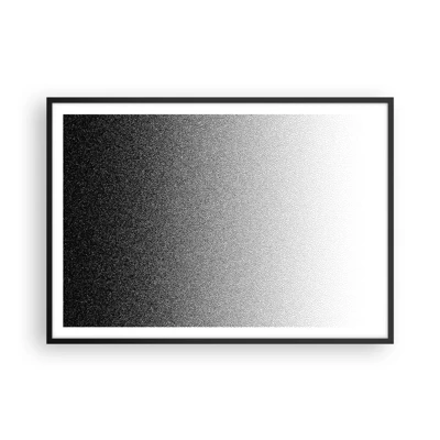 Poster in einem schwarzem Rahmen - Dem Licht entgegen - 100x70 cm