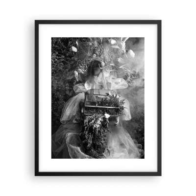 Poster in einem schwarzem Rahmen - Mutter selbst - Natur - 40x50 cm