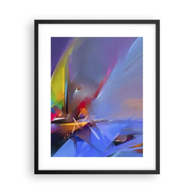 Poster in einem schwarzem Rahmen - Propeller wie ein Vogel - 40x50 cm