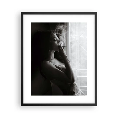 Poster in einem schwarzem Rahmen - Sinnlicher Moment - 40x50 cm