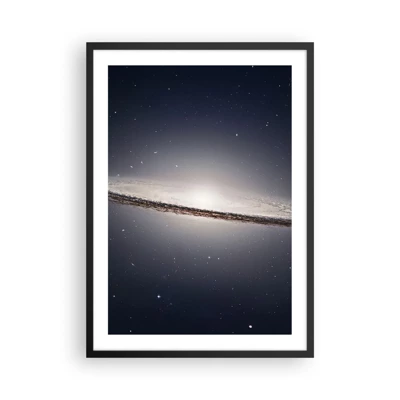 Poster in einem schwarzem Rahmen - Vor langer Zeit in einer weit entfernten Galaxie ... - 50x70 cm