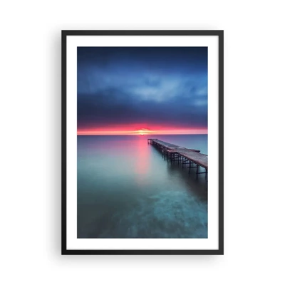 Poster in einem schwarzem Rahmen - Zwischen Himmel und Erde - 50x70 cm