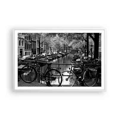 Poster in einem weißen Rahmen - Ein sehr holländischer Anblick - 91x61 cm