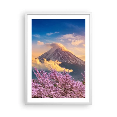 Poster in einem weißen Rahmen - Japanische Heiligkeit - 50x70 cm