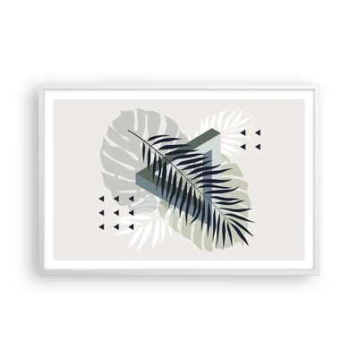 Poster in einem weißen Rahmen - Natur und Geometrie – zwei Ordnungen? - 91x61 cm