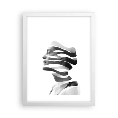 Poster in einem weißen Rahmen - Surreales Porträt - 30x40 cm