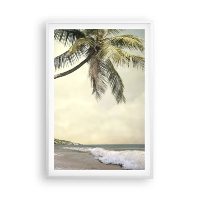 Poster in einem weißen Rahmen - Tropischer Traum - 61x91 cm