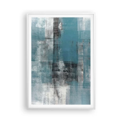 Poster in einem weißen Rahmen - Wasser und Luft - 70x100 cm