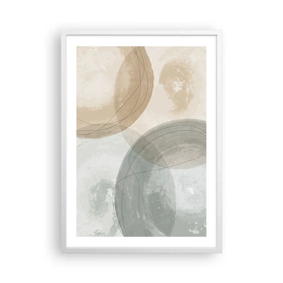 Poster in einem weißen Rahmen - Welten durchdringen - 50x70 cm