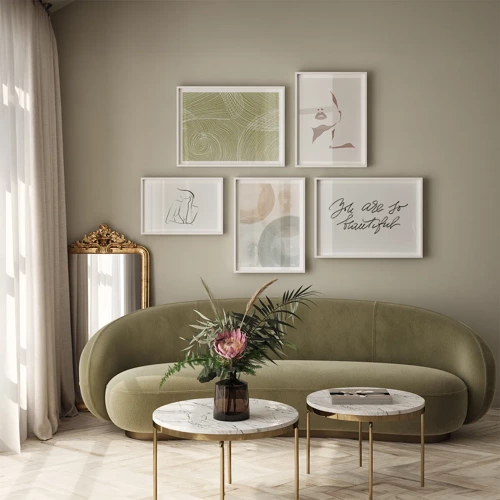 Beautiful green olive - Inspiration für das Wohnzimmer