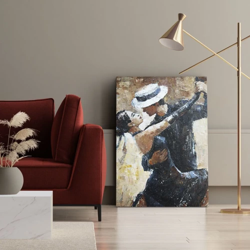 Bild auf Leinwand - Leinwandbild - A la Rudolf Valentino - 70x100 cm