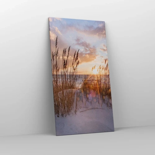 Bild auf Leinwand - Leinwandbild - Abschied von Sonne und Wind - 65x120 cm