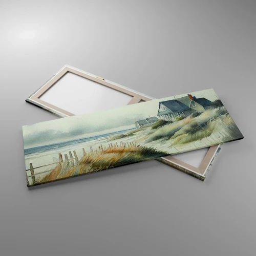 Bild auf Leinwand - Leinwandbild - Abseits vom Trubel - 140x50 cm