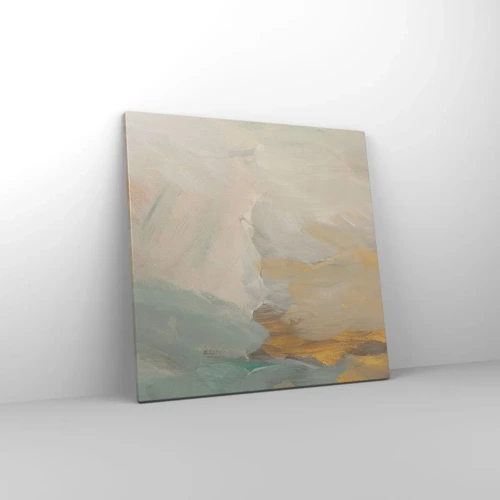 Bild auf Leinwand - Leinwandbild - Abstraktion – das Land der Sanftheit - 60x60 cm