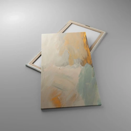 Bild auf Leinwand - Leinwandbild - Abstraktion – das Land der Sanftheit - 65x120 cm