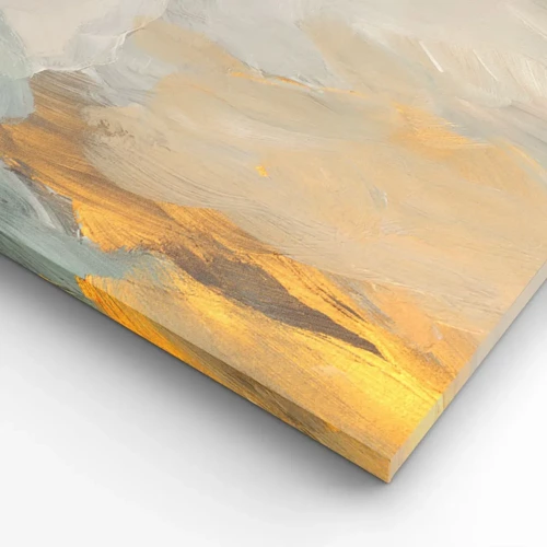 Bild auf Leinwand - Leinwandbild - Abstraktion – das Land der Sanftheit - 65x120 cm