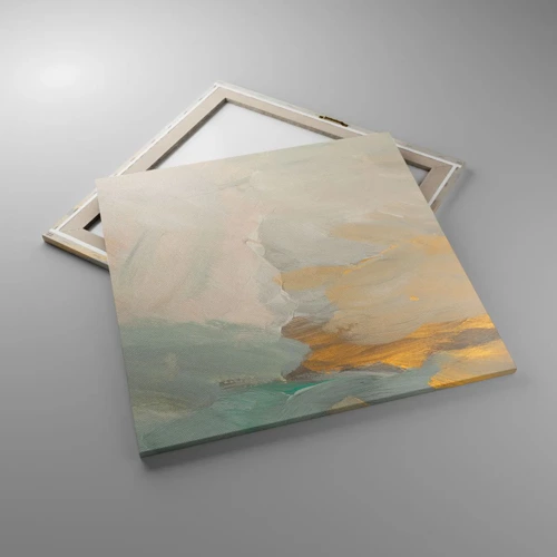 Bild auf Leinwand - Leinwandbild - Abstraktion – das Land der Sanftheit - 70x70 cm
