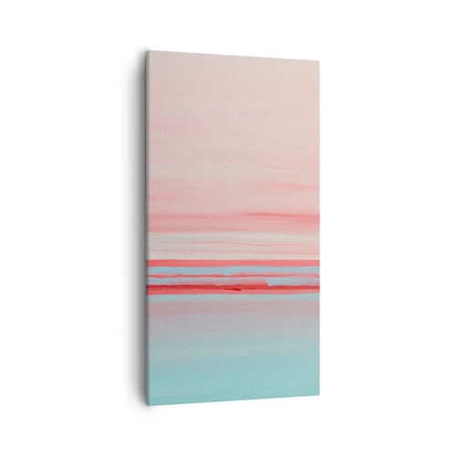 Bild auf Leinwand - Leinwandbild - Abstraktion im Morgengrauen - 55x100 cm