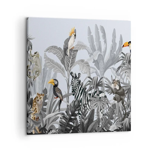 Bild auf Leinwand - Leinwandbild - Afrikanisches Märchen - 50x50 cm