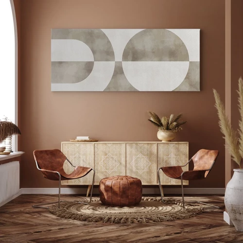 Bild auf Leinwand - Leinwandbild - Ähnlichkeiten und Unterschiede - 100x40 cm