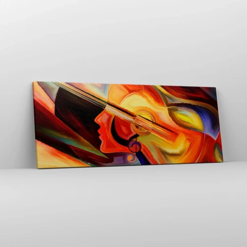 Bild auf Leinwand - Leinwandbild - Alles ist gut - 100x40 cm