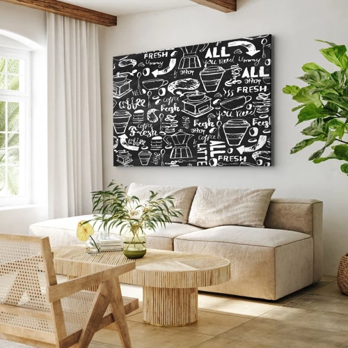 Bild auf Leinwand - Leinwandbild - Alles was Sie brauchen ist… - 120x80 cm