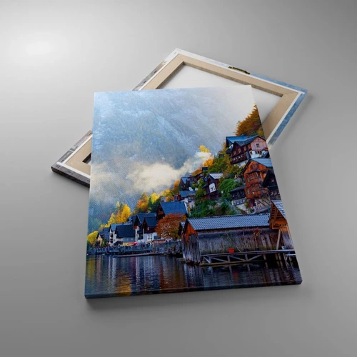 Bild auf Leinwand - Leinwandbild - Alpenatmosphäre - 50x70 cm