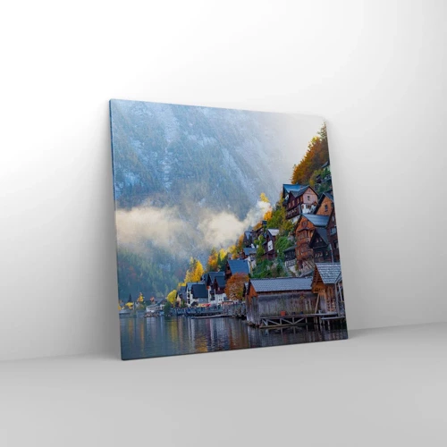 Bild auf Leinwand - Leinwandbild - Alpenatmosphäre - 70x70 cm