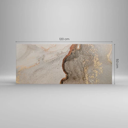 Bild auf Leinwand - Leinwandbild - An der Grenze der Farben - 120x50 cm