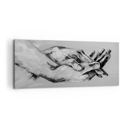 Bild auf Leinwand - Leinwandbild - Anfang… - 100x40 cm