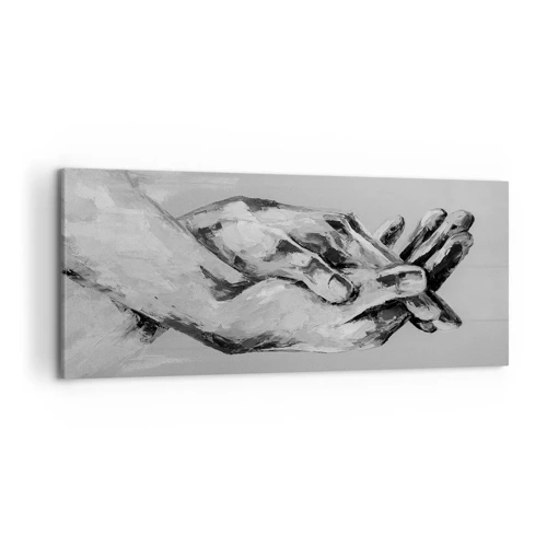 Bild auf Leinwand - Leinwandbild - Anfang… - 120x50 cm