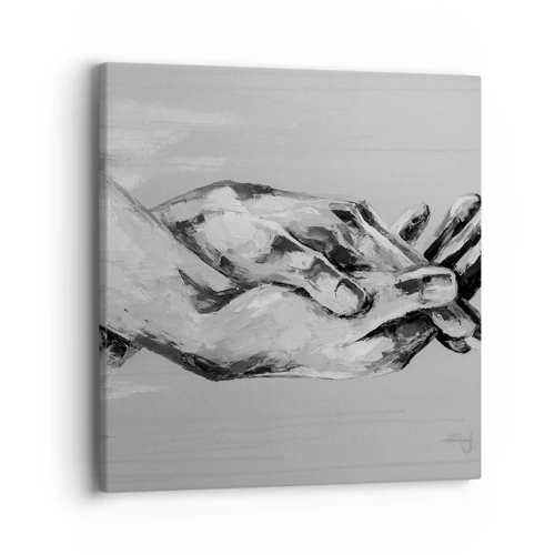 Bild auf Leinwand - Leinwandbild - Anfang… - 40x40 cm