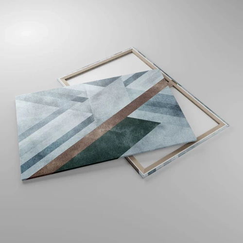 Bild auf Leinwand - Leinwandbild - Anspruchsvolle Eleganz der Geometrie - 100x70 cm