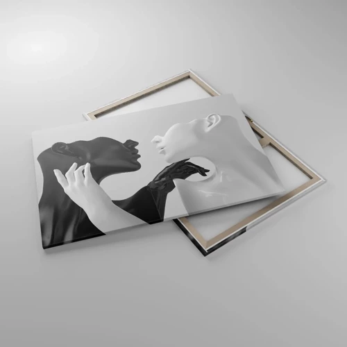 Bild auf Leinwand - Leinwandbild - Anziehung - Begierde - 120x80 cm